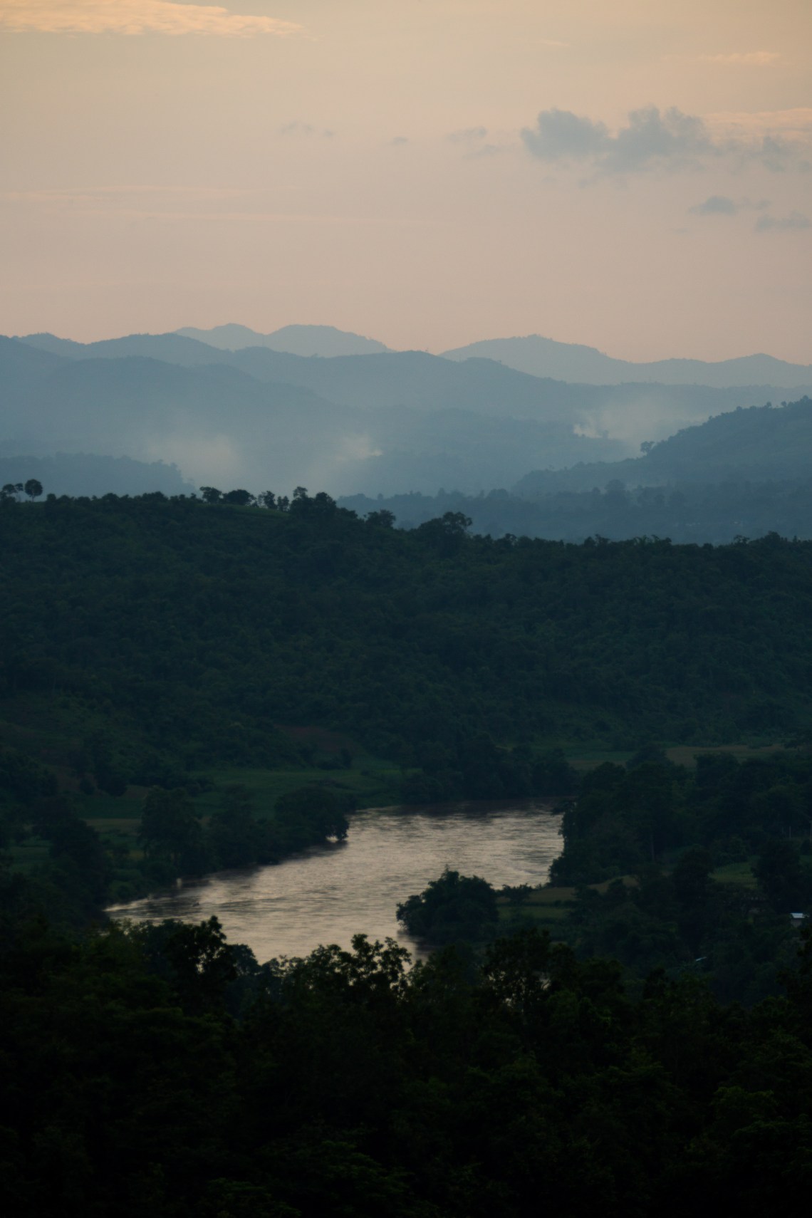 Coucher de soleil à Hsipaw, Shan State