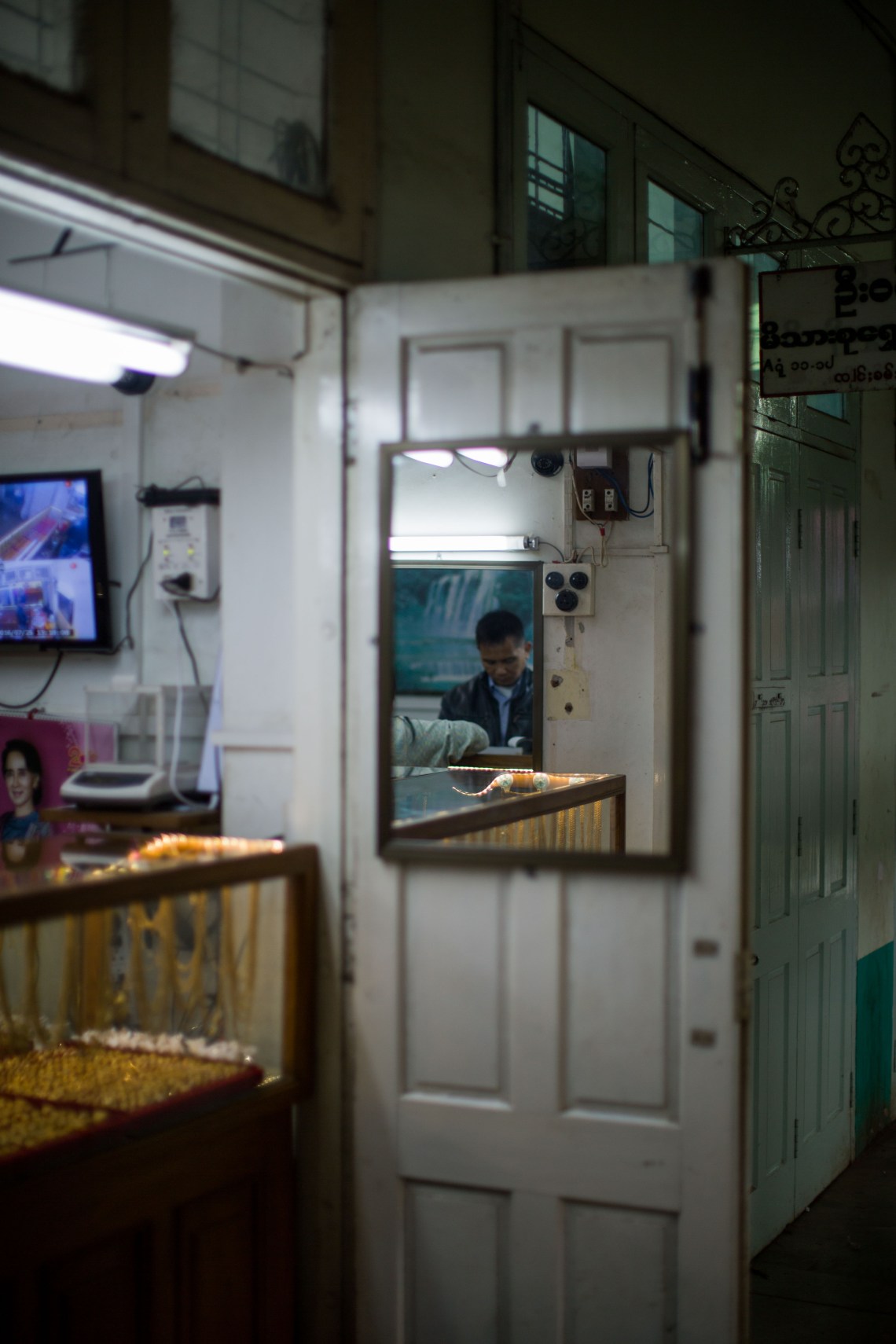 Vendeur au marché de Taunggyi, Shan State