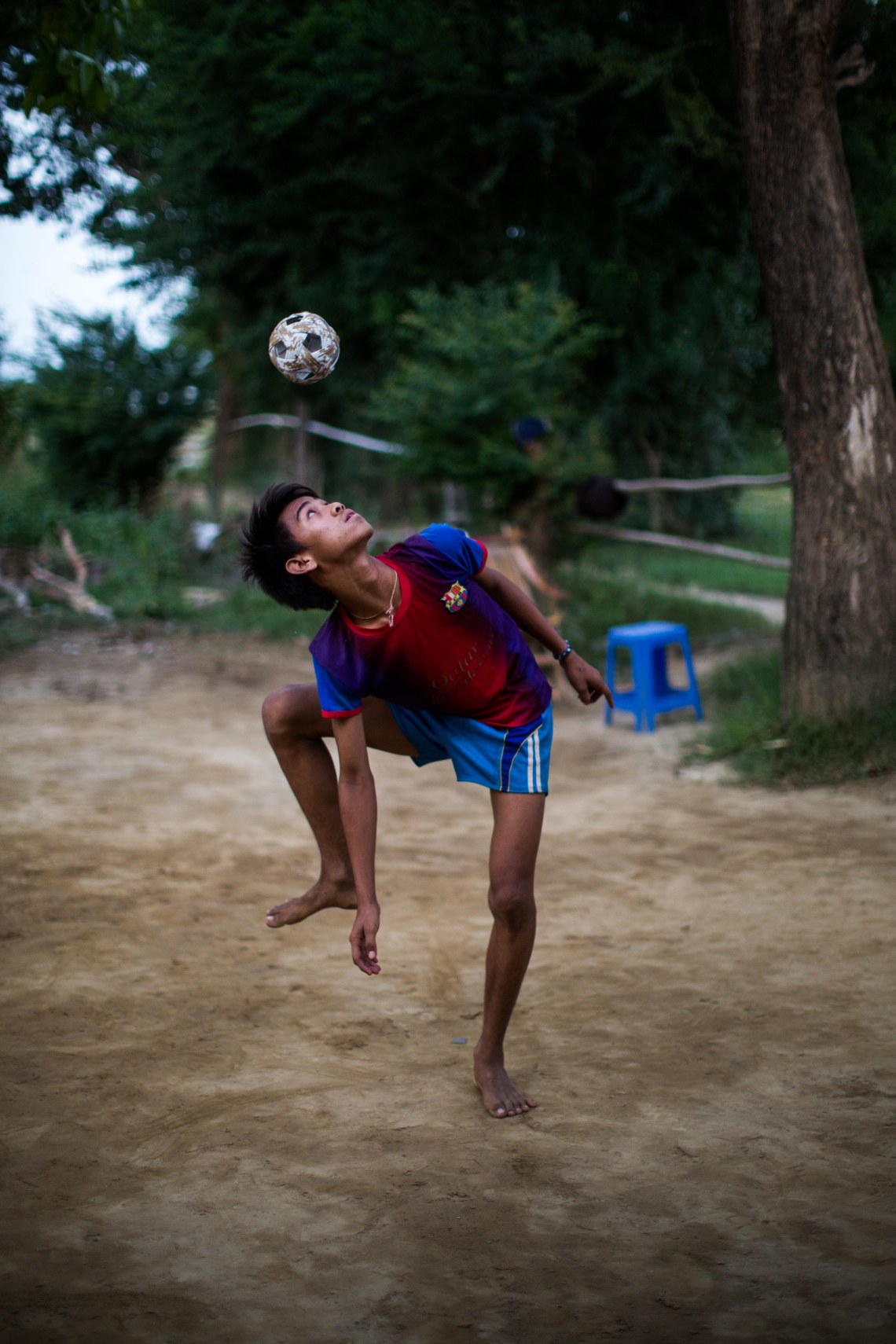 Entrainement de chinlone, Amarapura