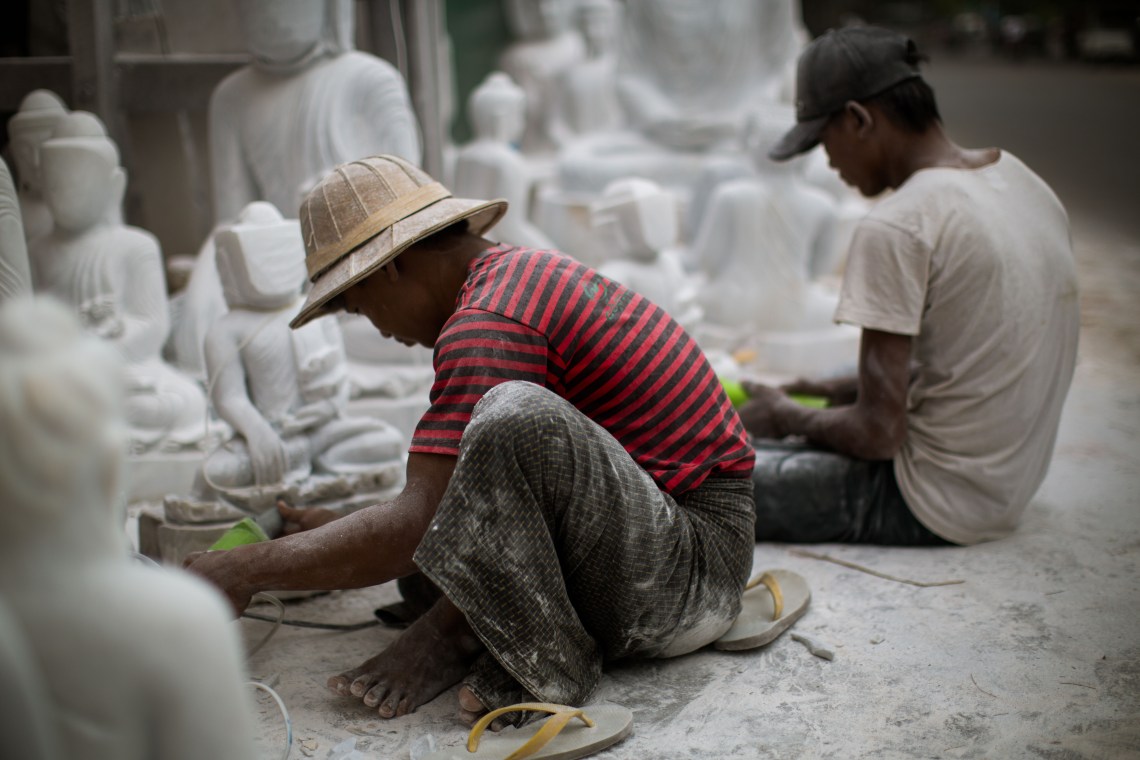 Artisans à Mandalay