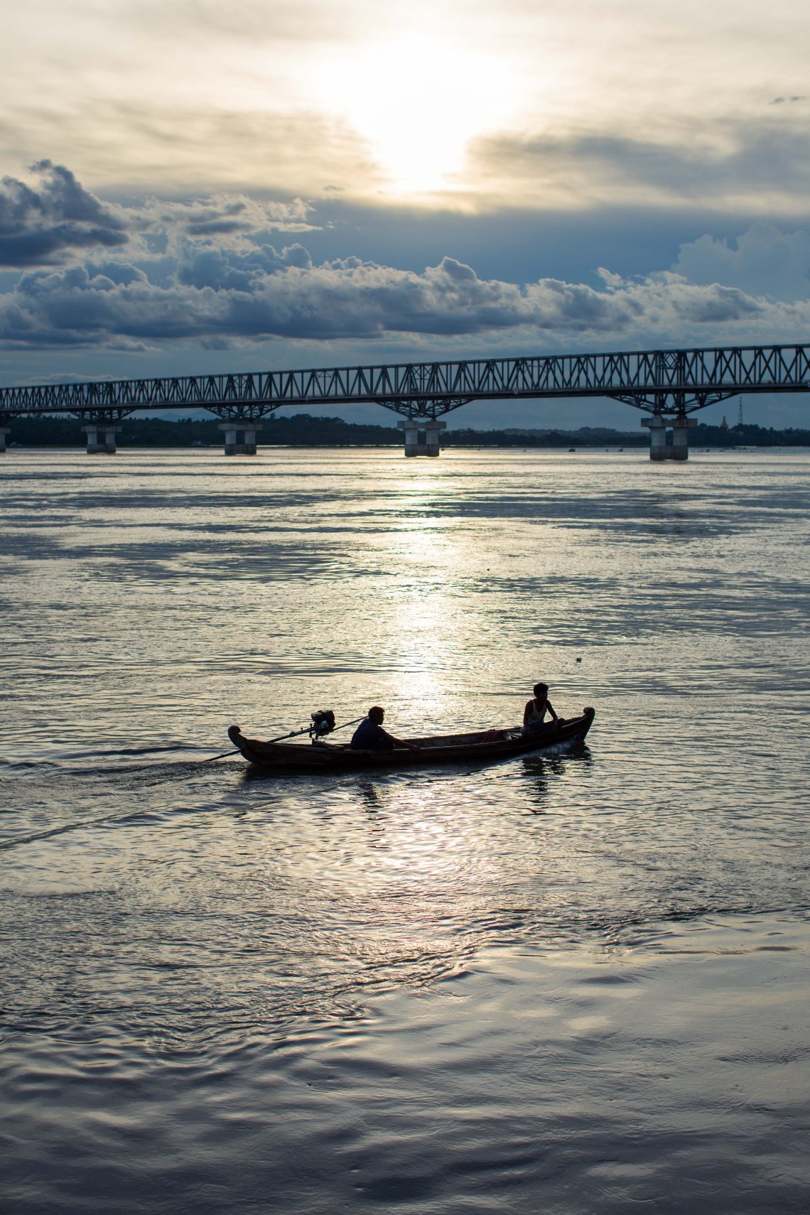Coucher de soleil à Mogwe