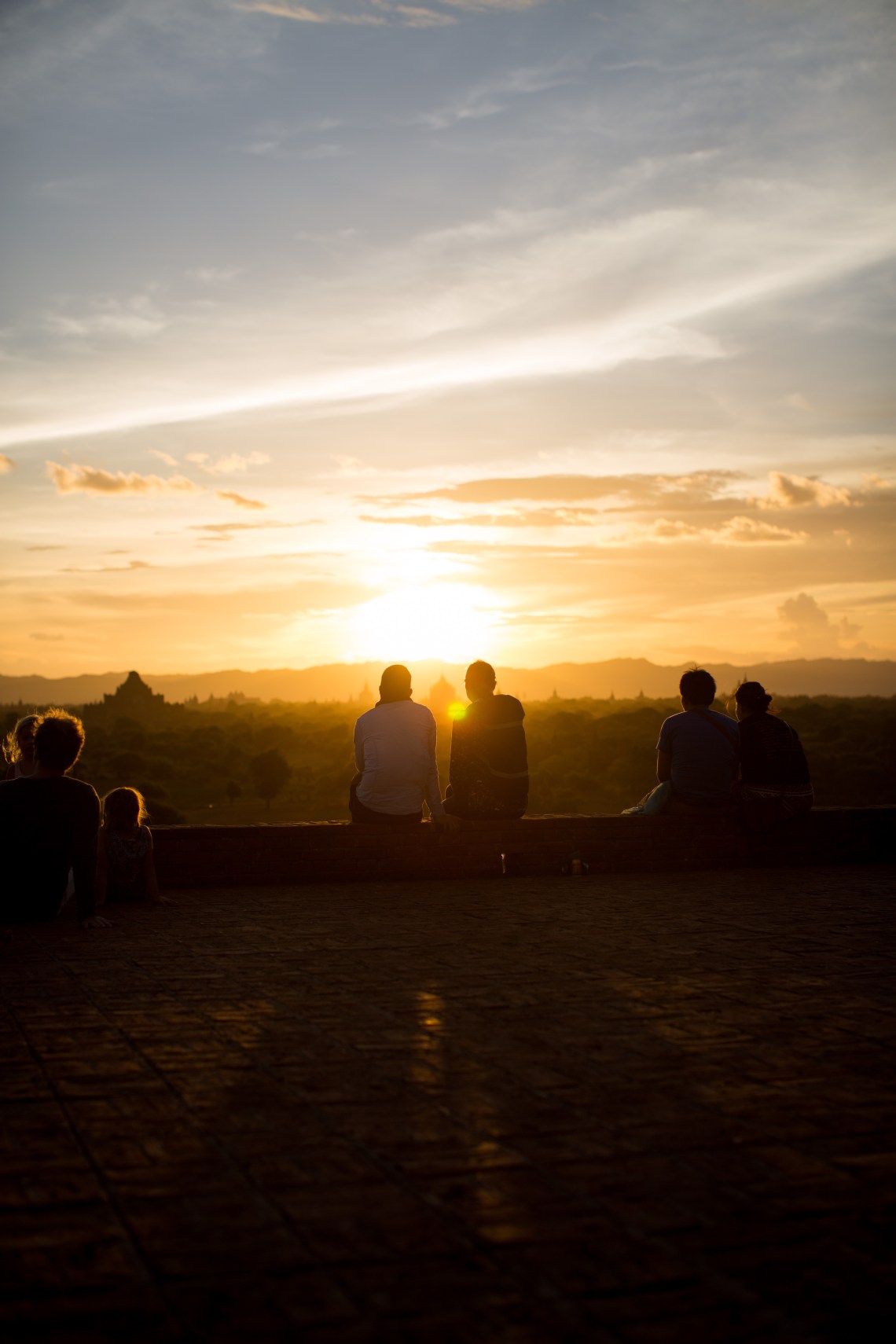 Coucher de soleil, Bagan